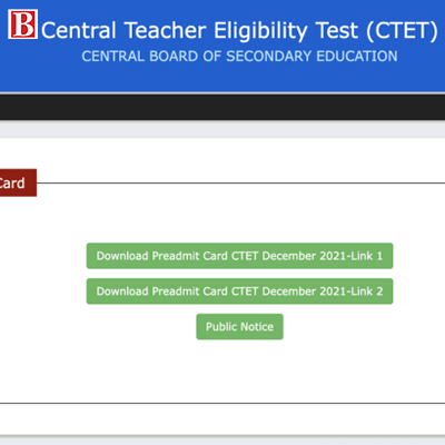 CTET admit card is now available for download at ctet.nic.in.-thumnail