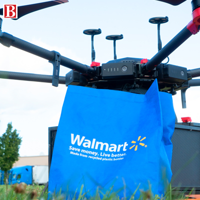 Drone delivery system launched by Walmart, in the US-thumnail