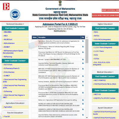 MHT CET 2021: The provisional allotment list for CAP Round II will be released.-thumnail