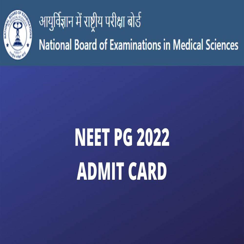 NEET PG 2022 admit cards will be available soon on nbe.edu.in and natboard.edu.in, with instructions on how to download them-thumnail