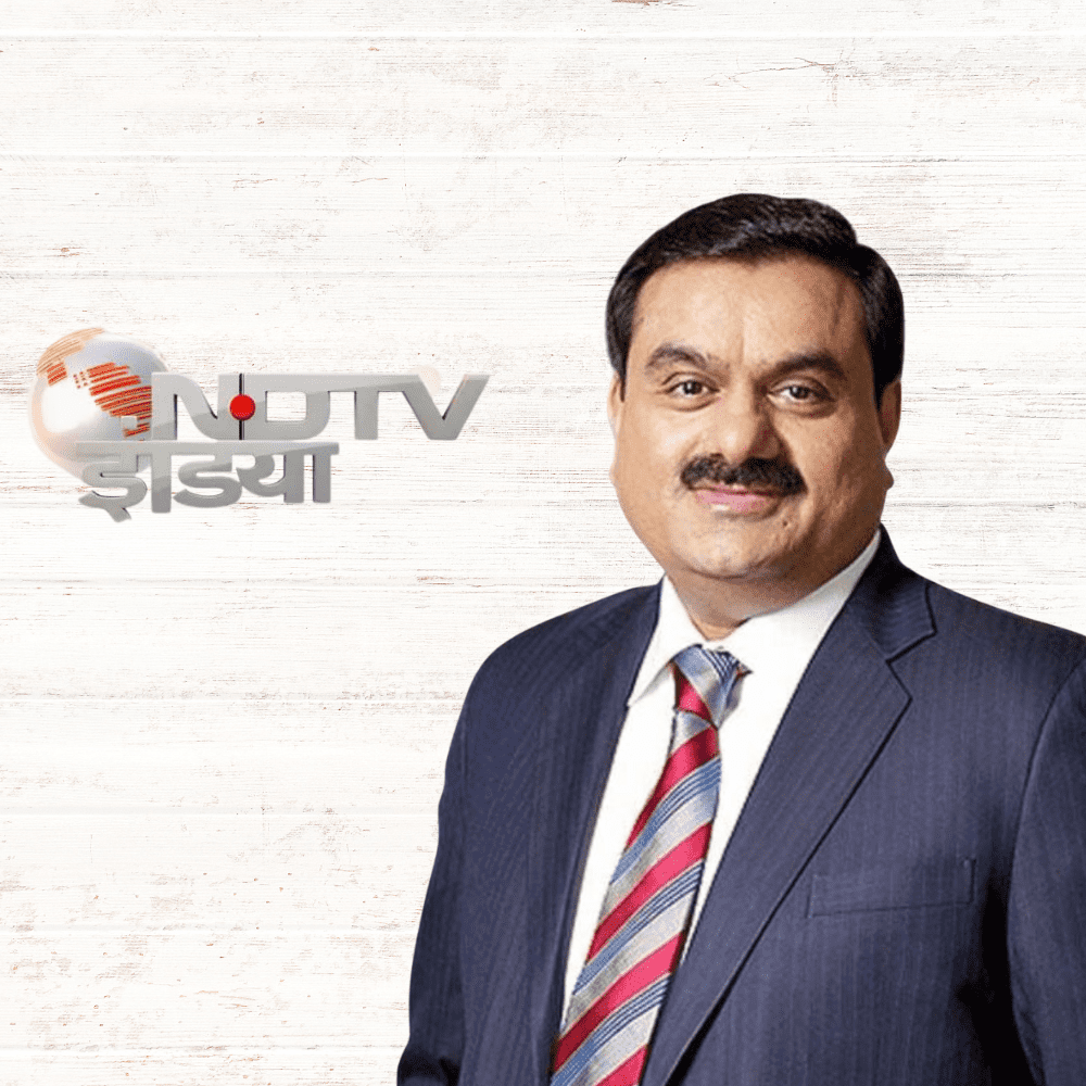 Adani’s Firms now has a controlling stake in NDTV after Founders sell 27.6% of the stake-thumnail