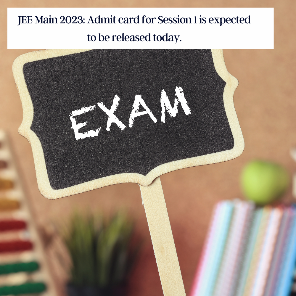 JEE Main 2023: Admit card for Session 1 is expected to be released today; here’s how to get it and other information-thumnail