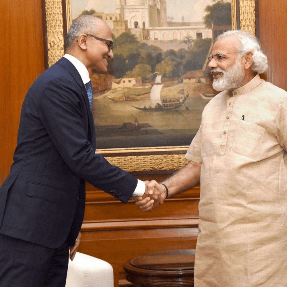 PM Narendra Modi held a meeting with Satya Nadella-thumnail