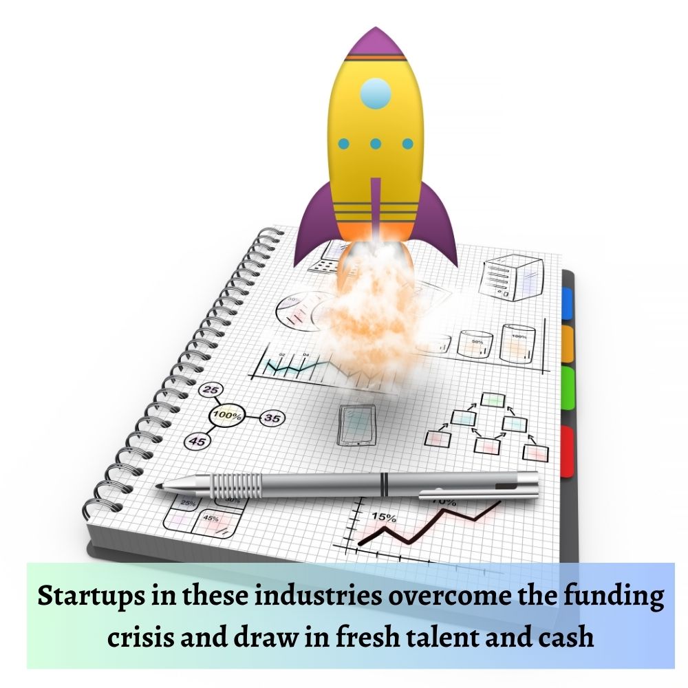 Startups in these industries overcome the funding crisis and draw in fresh talent and cash-thumnail