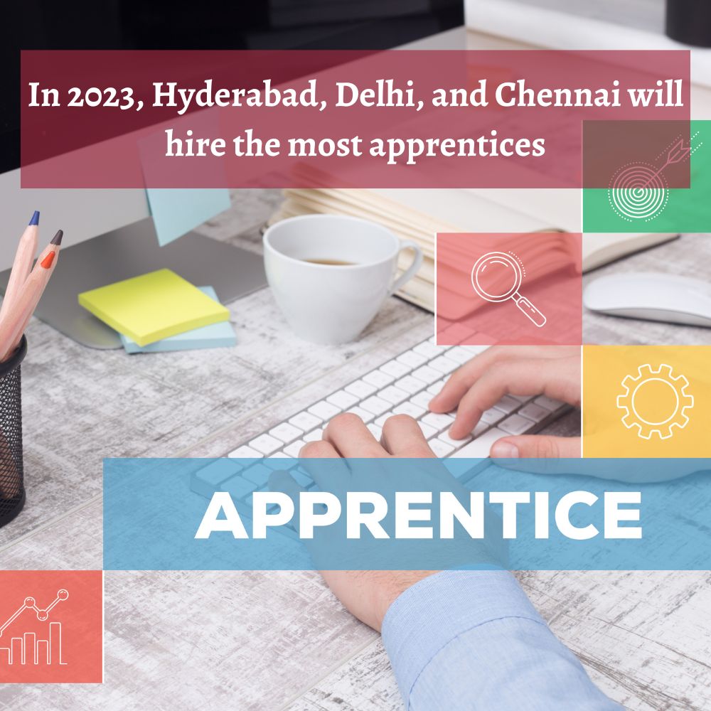 In 2023, Hyderabad, Delhi, and Chennai will hire the most apprentices-thumnail