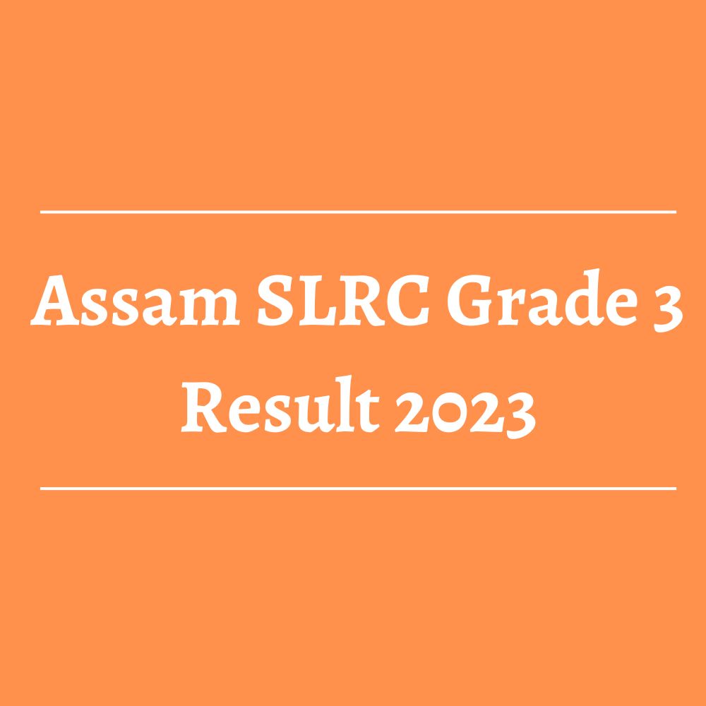 Assam SLRC Grade 3 Result 2023 Will Be Released Today At 11 A.M. on Sebaonline.org-thumnail