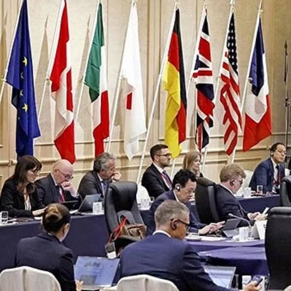 G7 (Group of Seven) Finance Chiefs Discuss Challenges Facing Global Economy-thumnail