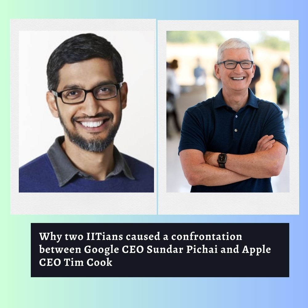 Why two IITians caused a confrontation between Google CEO Sundar Pichai and Apple CEO Tim Cook-thumnail