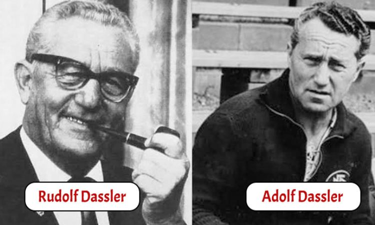 Rudilf Dassler and Adolf Dassler