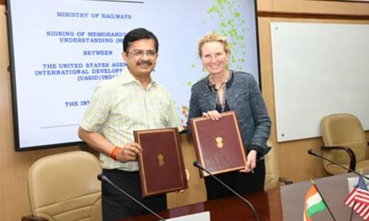 Indian Railways enters into an agreement with a leading US organization