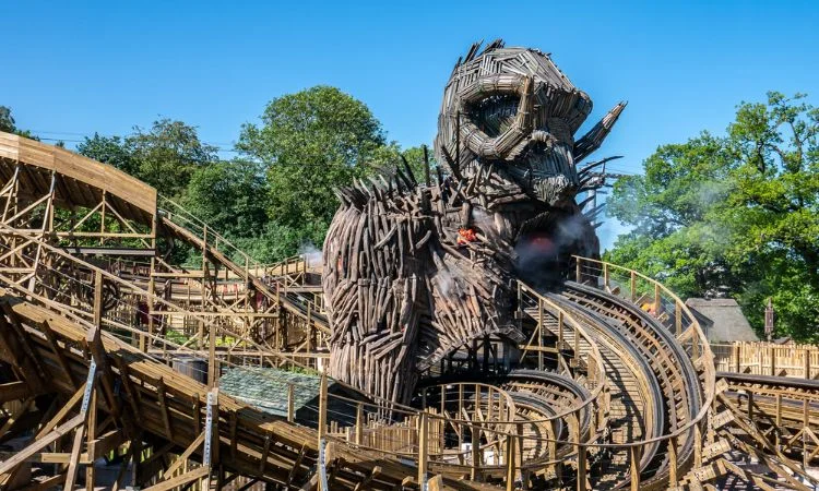 Wicker man at Alton Towers