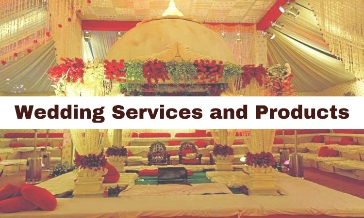 Wedding services and products