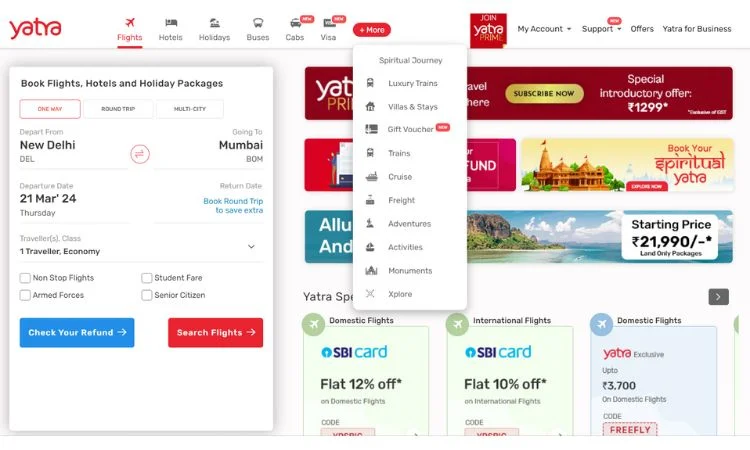 Yatra referral code for new deals user 2019