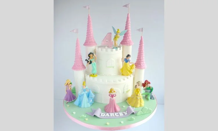 princess themed cakes - one of the best birthday cake designs