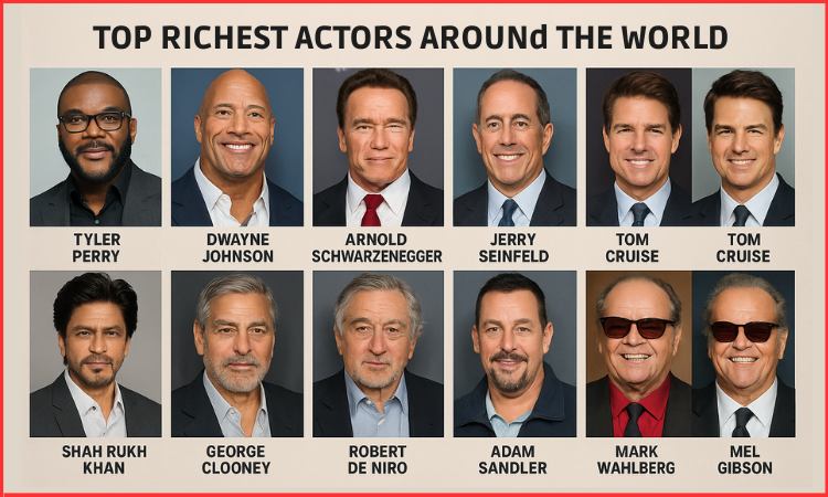 top richest actors around the world