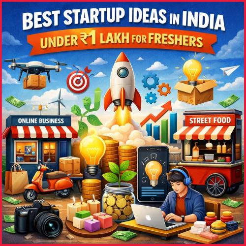 Best Startup Ideas in India Under ₹1 Lakh for Freshers-thumnail