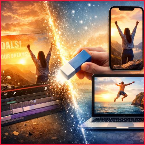 The Remix Advantage: Erasing Text To Transform Old Viral Clips Into Fresh New Content-thumnail