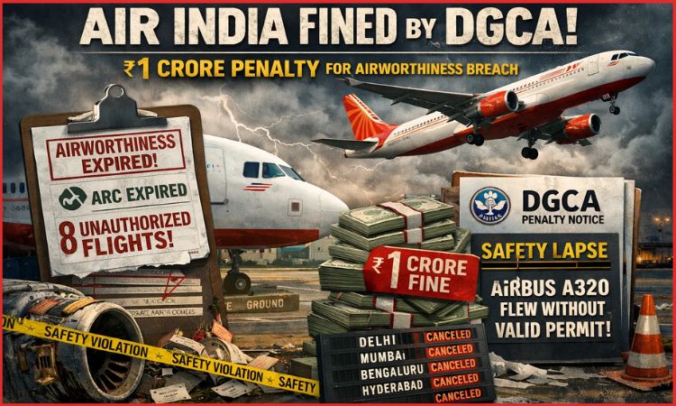 dgca fine on air india