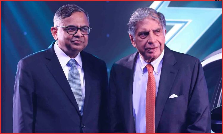 N Chandrasekaran with Ratan Tata