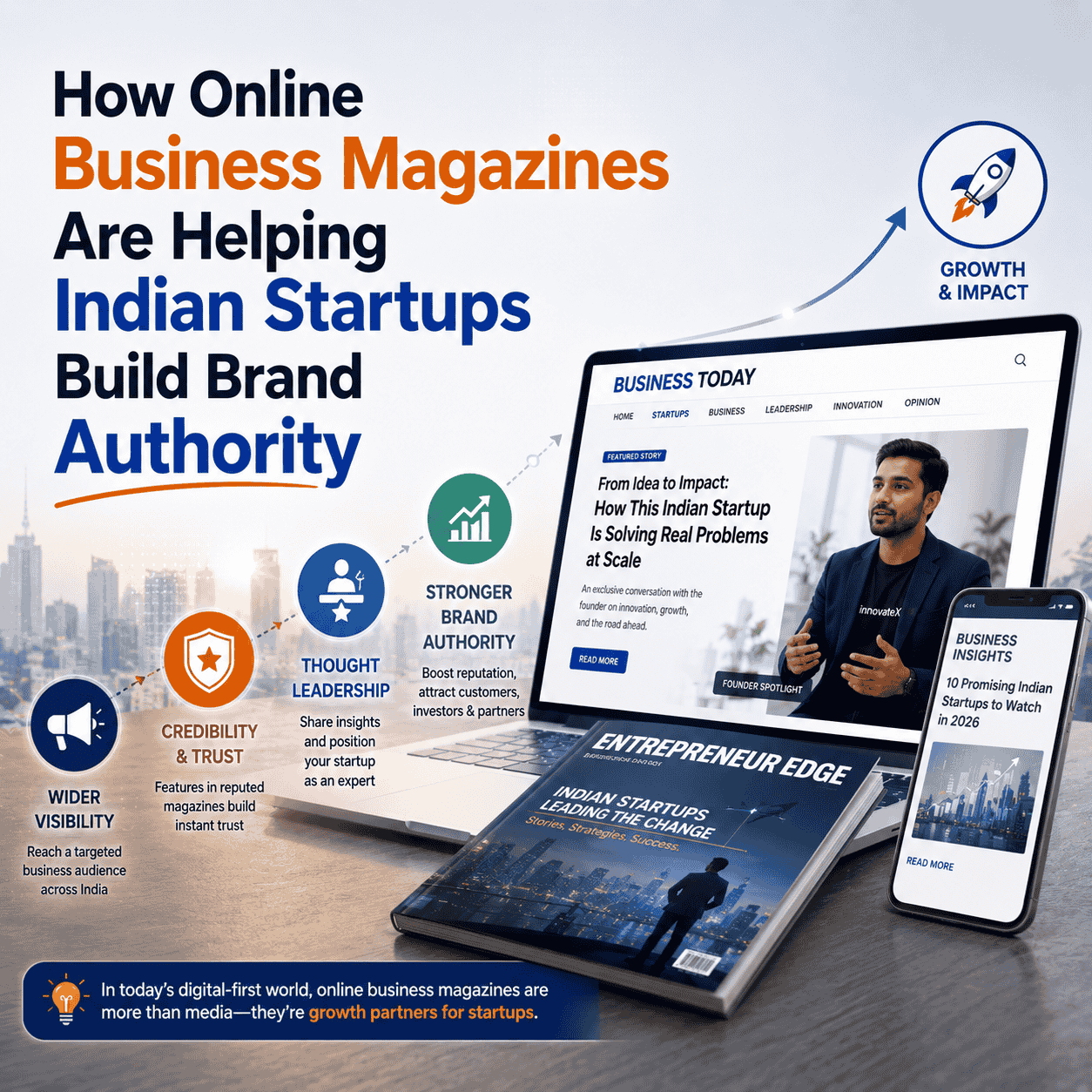 How Online Business Magazines Are Helping Indian Startups Build Brand Authority-thumnail