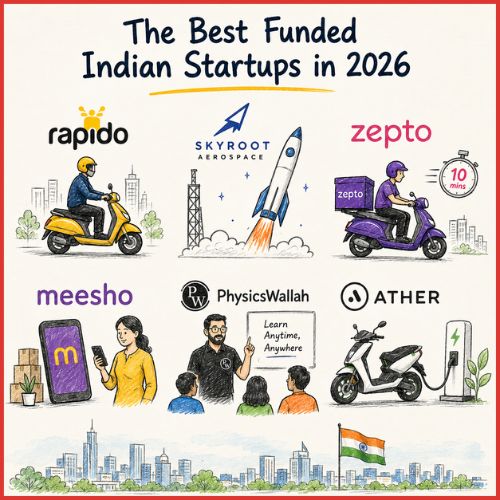 The Best Funded Indian Startups in 2026-thumnail