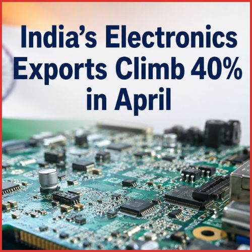 India’s electronics exports climb 40% in April-thumnail
