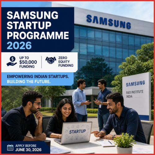 Indian startups can now apply for Samsung’s zero-equity startup incubation and partnership programme -thumnail