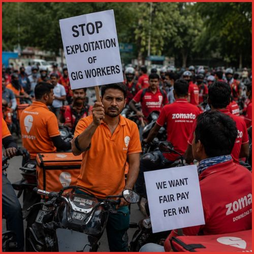 Swiggy, Zomato Orders May Be Delayed Today as 1.2 Crore Gig Workers Go on Strike-thumnail
