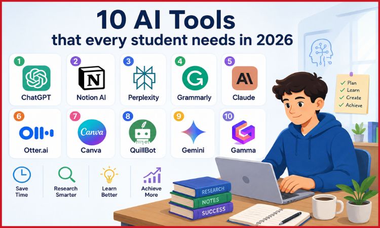Top 10 AI tools for students