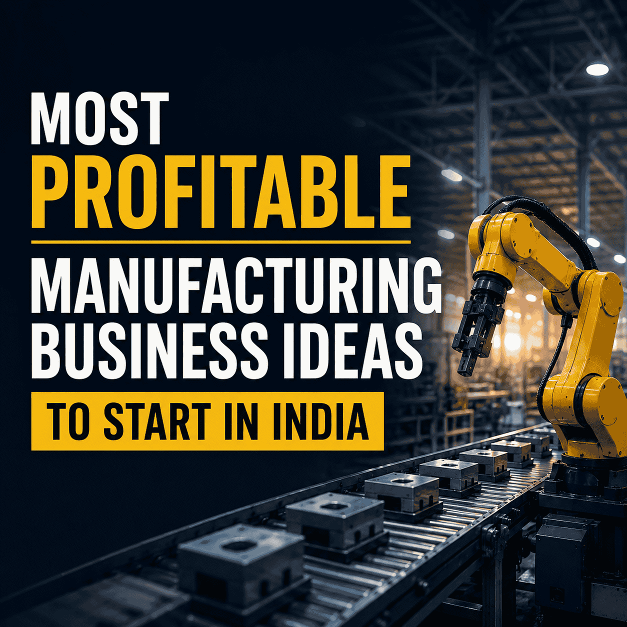 Most Profitable Manufacturing Business Ideas to Start in India-thumnail