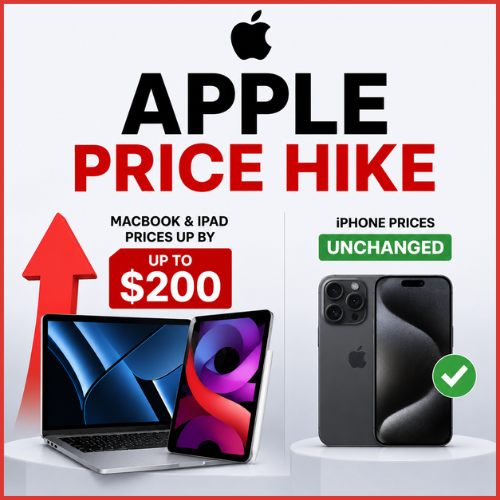 Apple raises MacBook, iPad prices by up to $200, leaves iPhone untouched-thumnail