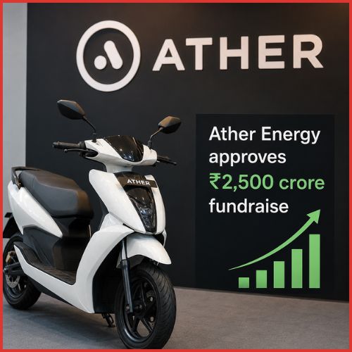 Ather Energy board approves Rs 2,500 crore fundraise -thumnail