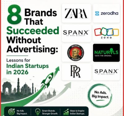 8 Brands That Succeeded Without Advertising: Lessons for Indian Startups in 2026 -thumnail