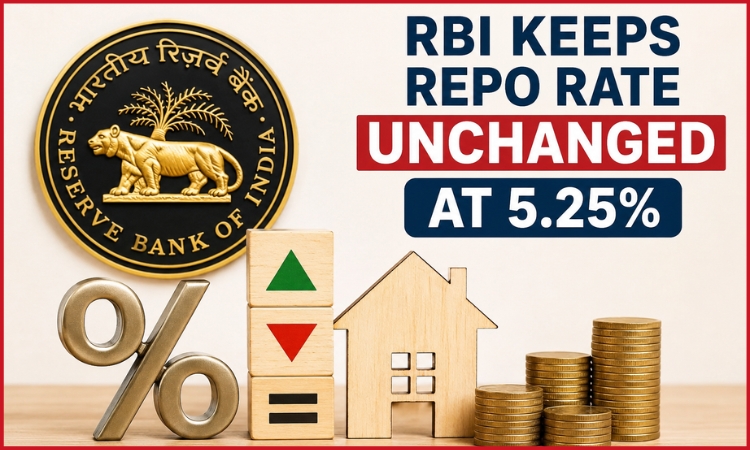 RBI keeps Repo Rate Unchanged at 5.25%