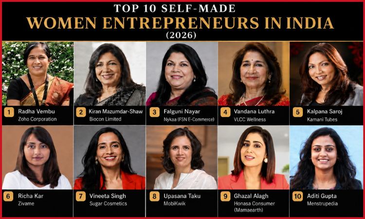 self-made women entrepreneurs india