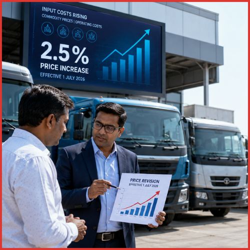 Tata Motors to hike commercial vehicle prices by up to 2.5% from July 2026-thumnail