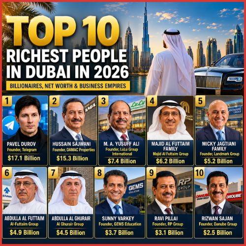 Top 10 Richest People in Dubai in 2026: Billionaires, Net Worth & Business Empires -thumnail