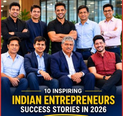 10 Inspiring Indian Entrepreneur Success Stories in 2026 -thumnail