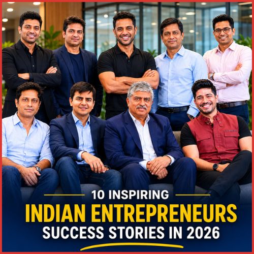 10 Inspiring Indian Entrepreneur Success Stories in 2026 -thumnail