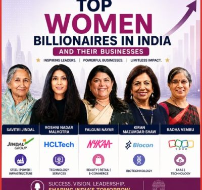 Top Women Billionaires in India and Their Businesses -thumnail