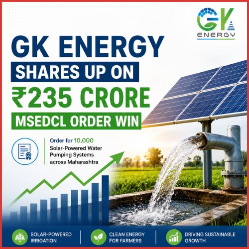 GK Energy shares up on 235-crore MSEDCL order win -thumnail