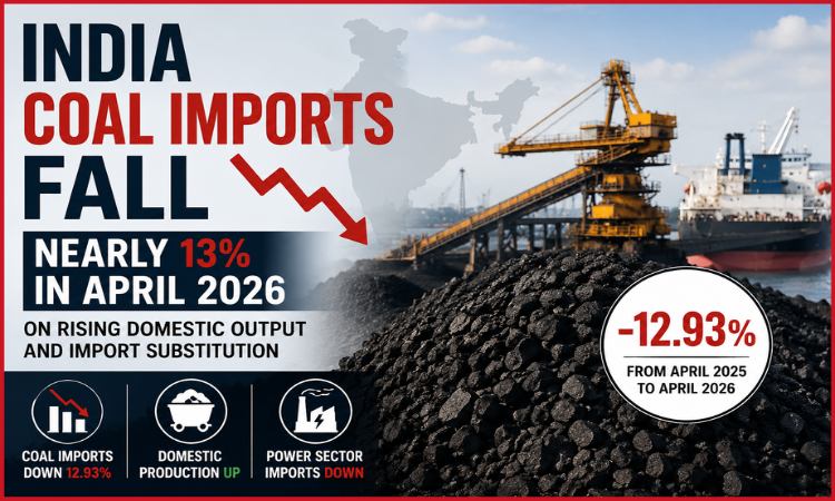 India coal imports fall