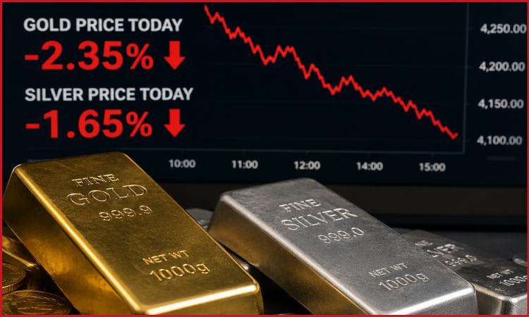 Gold and silver prices crash
