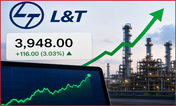 Larsen and Toubro shares jumps
