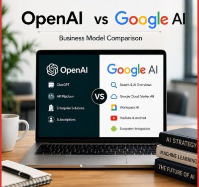 OpenAI vs Google AI: Business Model Comparison -thumnail