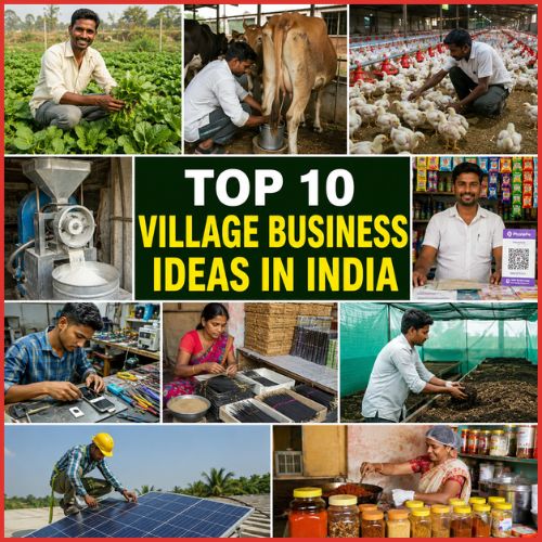 Top 10 Village Business Ideas with High Profit and Low Investment in India -thumnail