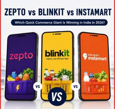 Zepto vs Blinkit vs Instamart: Which Quick Commerce Giant Is Winning in India in 2026? -thumnail