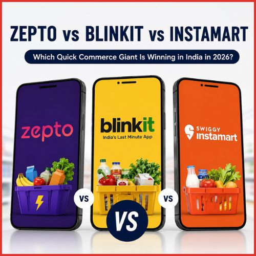 Zepto vs Blinkit vs Instamart: Which Quick Commerce Giant Is Winning in India in 2026? -thumnail