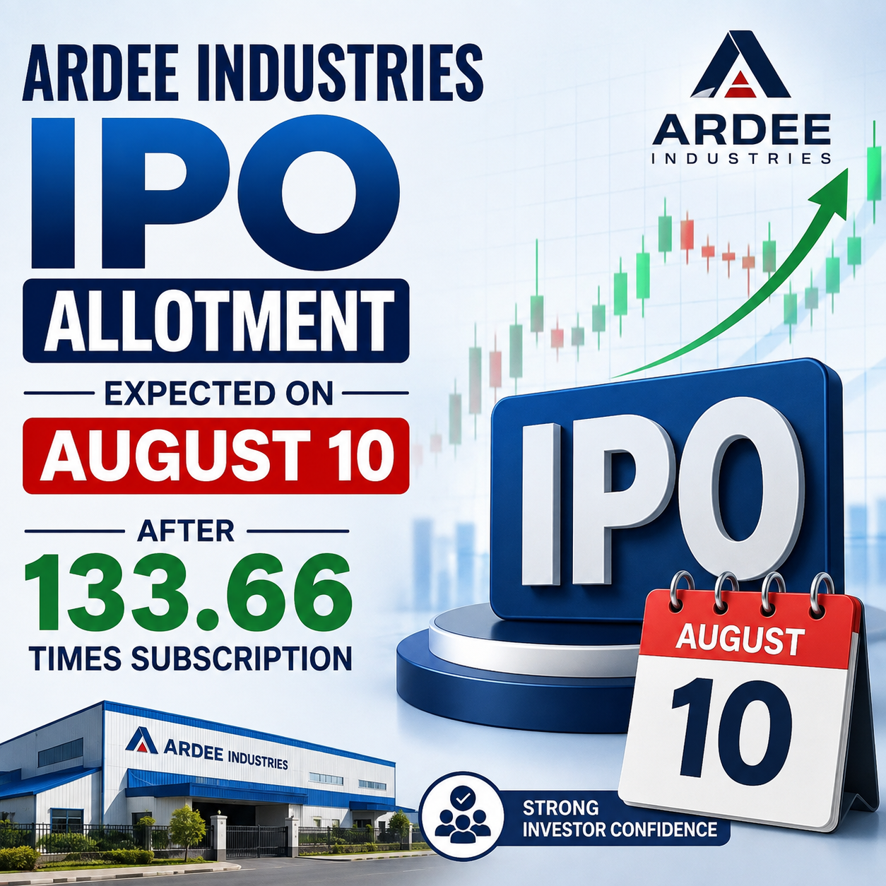 Ardee Industries IPO Allotment Expected On August 10 After 133.66-Times Subscription-thumnail