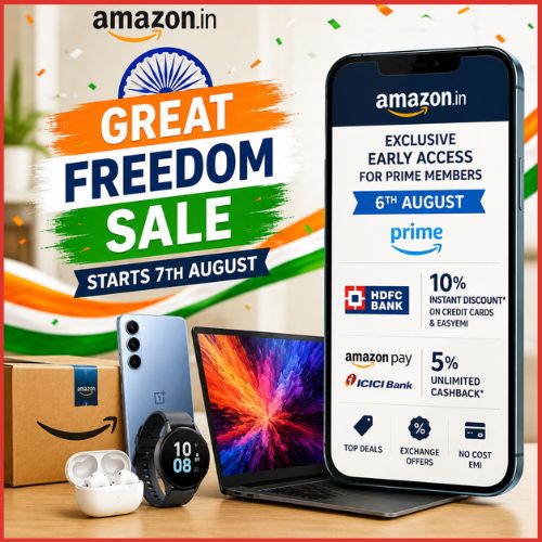Amazon Great Freedom Sale 2026: Starts August 7 — Dates, Prime Early Access, Bank Offers & Everything Confirmed So Far-thumnail